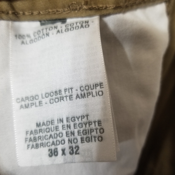 Levis WHITE TAB Cargo Pants 36x32 Light Brown khaki RARE Vintage NWT - Picture 11 of 16